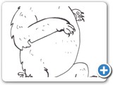 sprinting bear